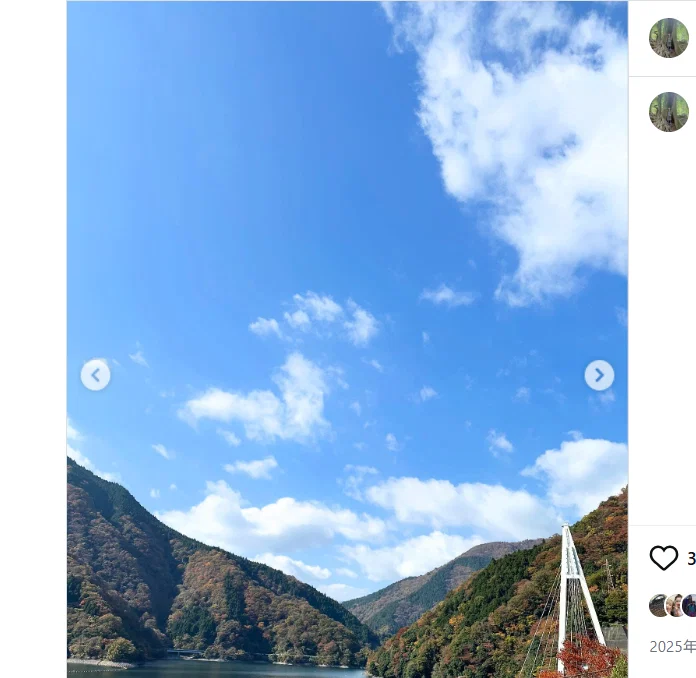 Autumn colours in the Lake Tanzawa photographs — Haruru’s photograph