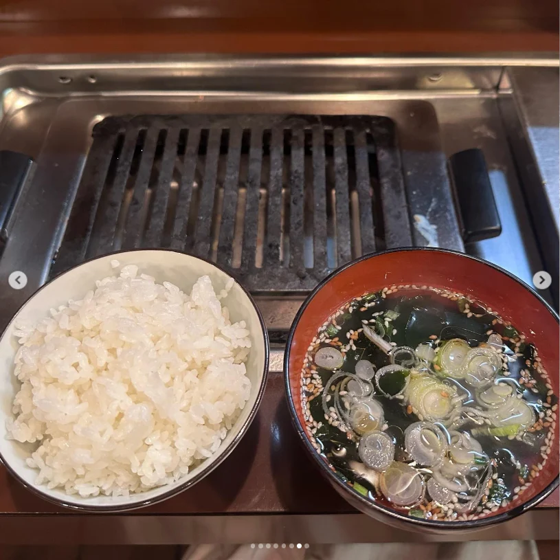 Finishing with rice and wakame soup — Haruru’s photograph