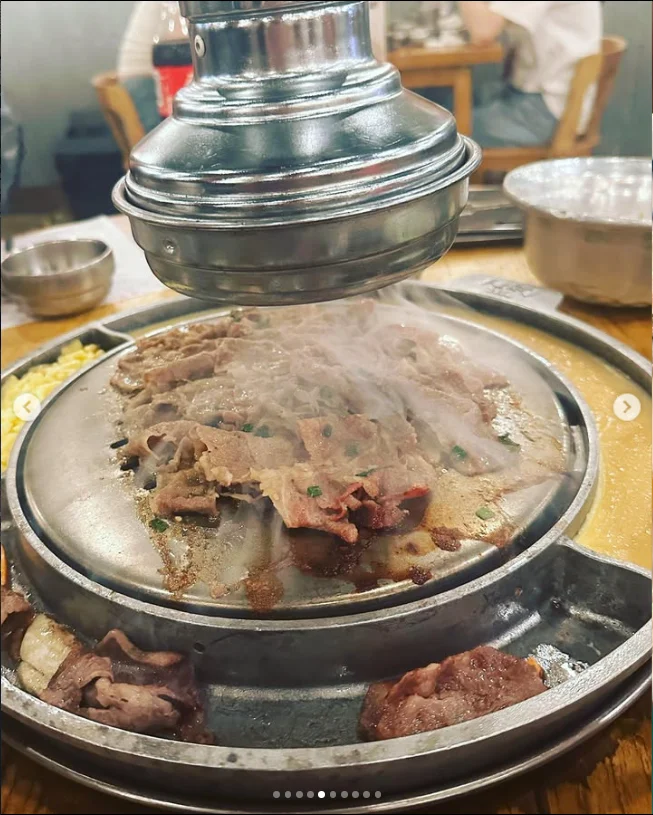 小皿も楽しめた、韓国焼肉 — ハルルの写真