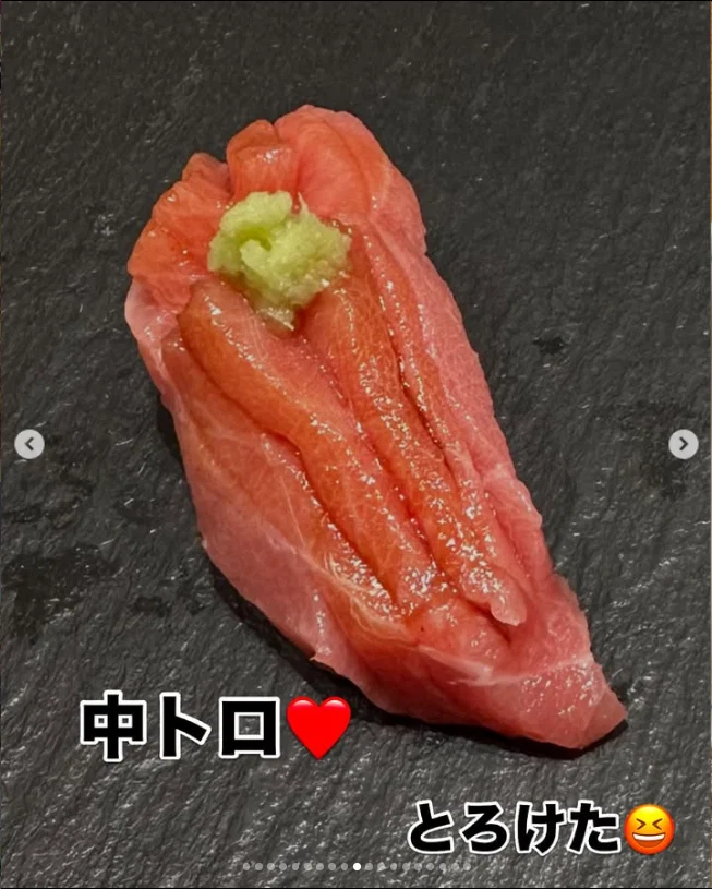Dish names and little notes in the photographs — Haruru’s photograph