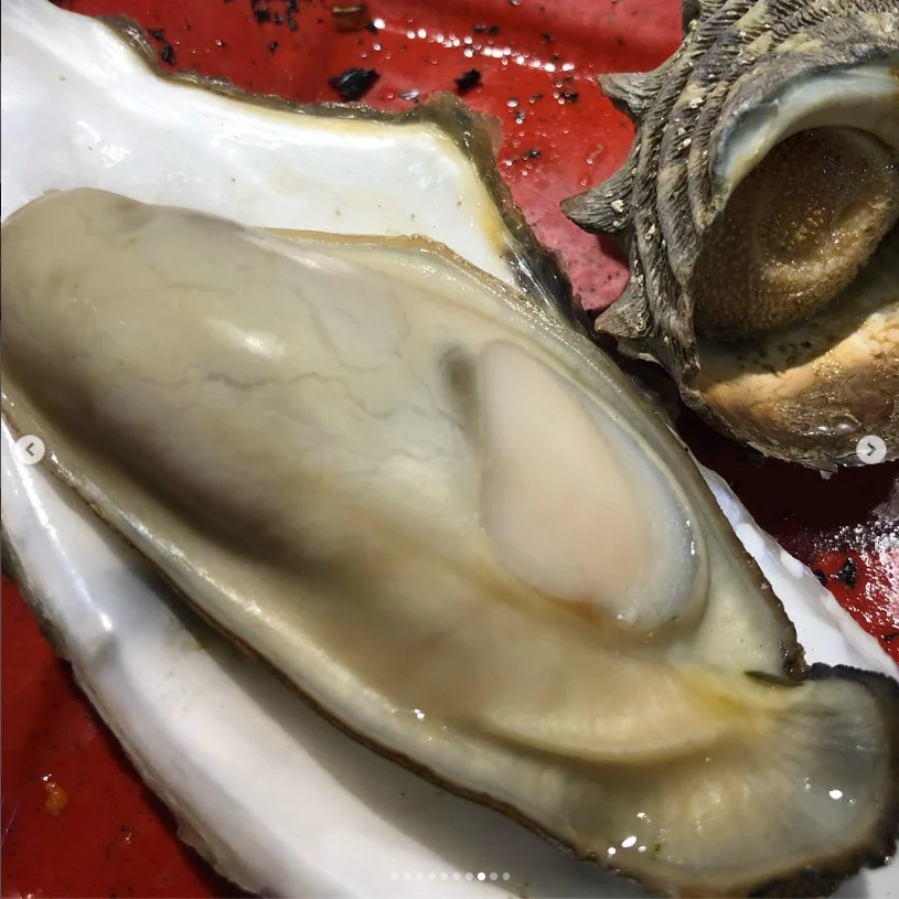Grilled seafood from the morning — Haruru’s photograph