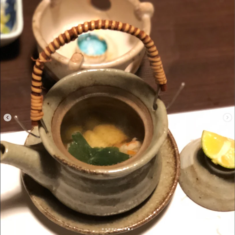 赤だしを、土瓶蒸しに替えて — ハルルの写真
