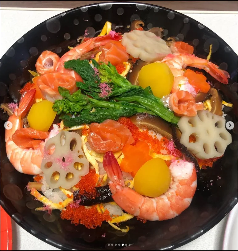 Colourful food and Hina sweets — Haruru’s photograph
