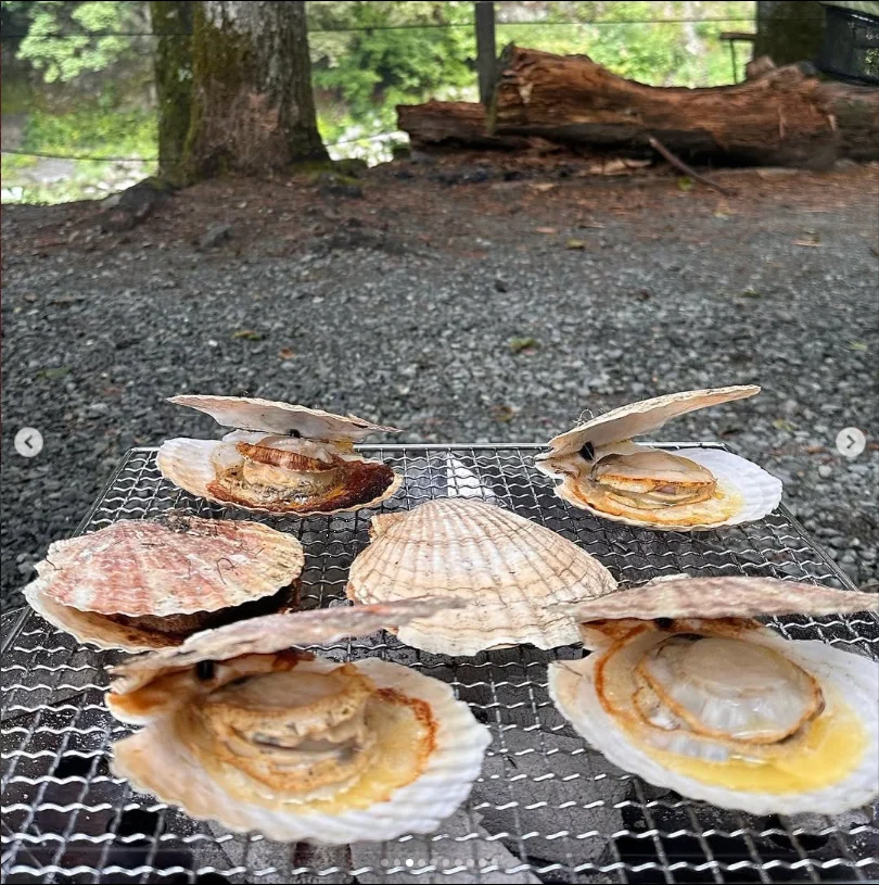 Seafood and grilled food made a full meal — Haruru’s photograph