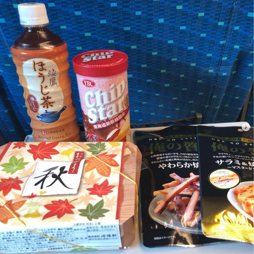 A Kiyoken bento on the train in 2019 — Haruru’s photograph