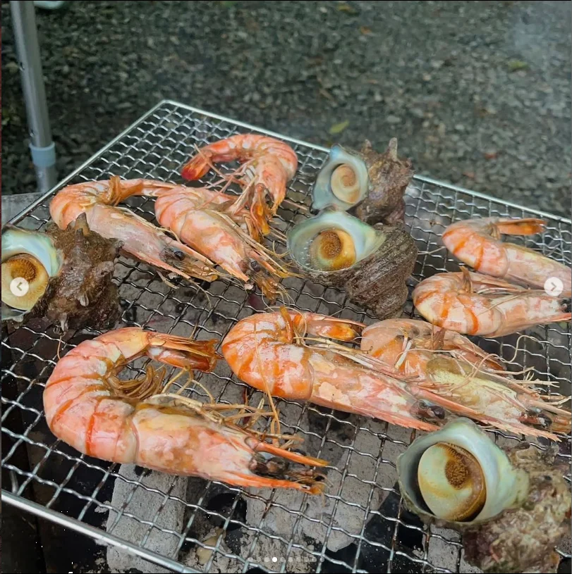 Seafood and grilled food made a full meal — Haruru’s photograph