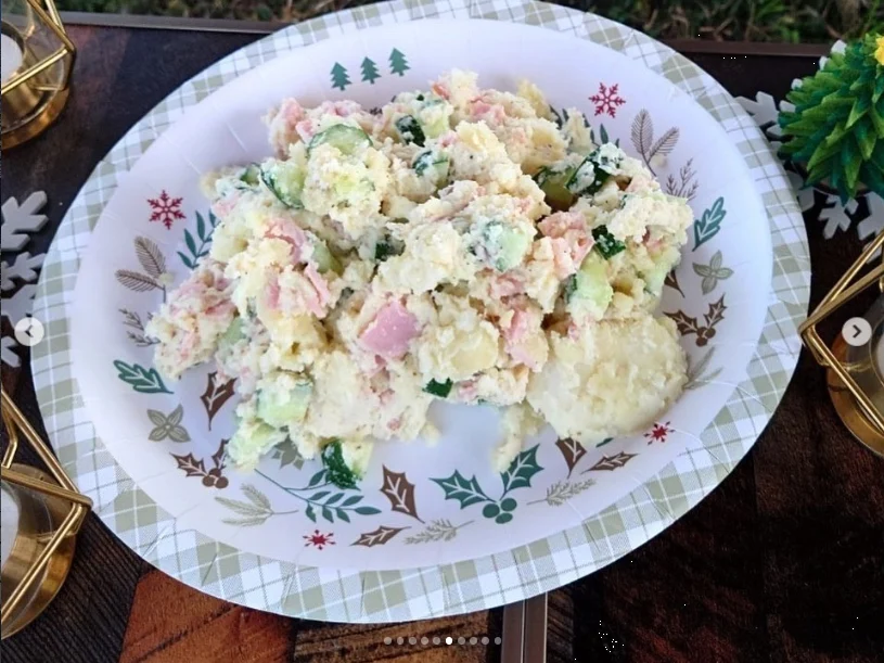 Dishes made by a friend and by Haruru — Haruru’s photograph