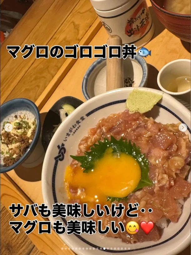 Mackerel and tuna rice bowls — Haruru’s photograph
