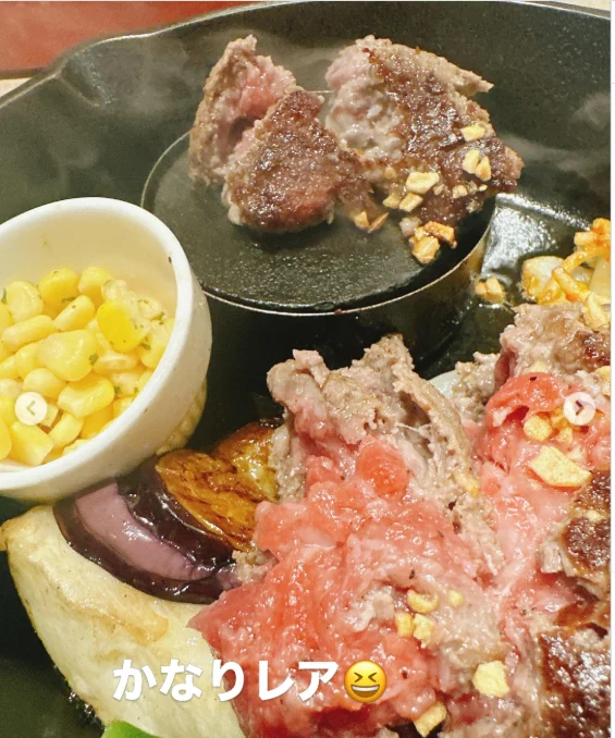 Hamburg steak for lunch — Haruru’s photograph