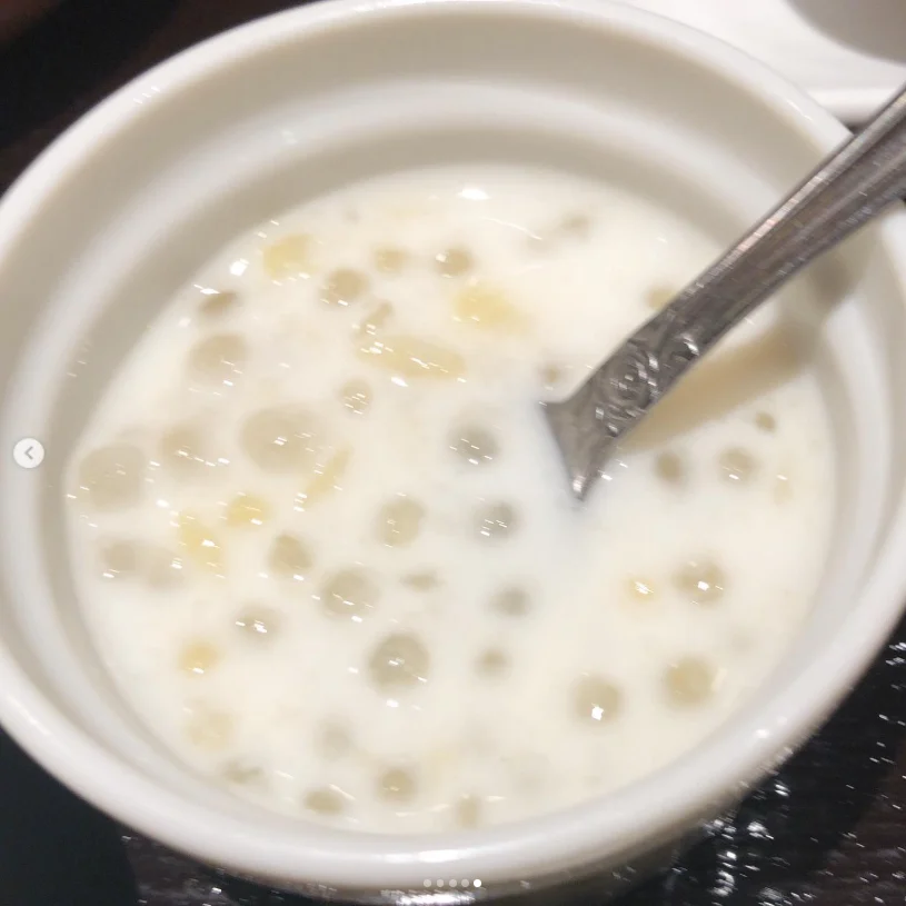 Spring rolls and tapioca coconut milk — Haruru’s photograph