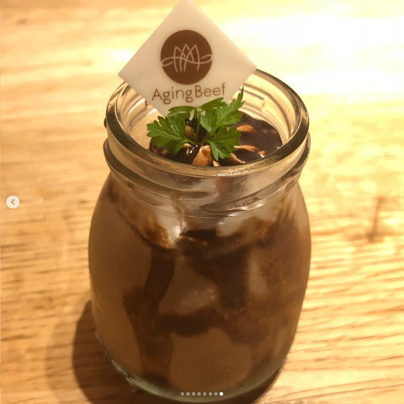 A mousse dessert she enjoyed too — Haruru’s photograph