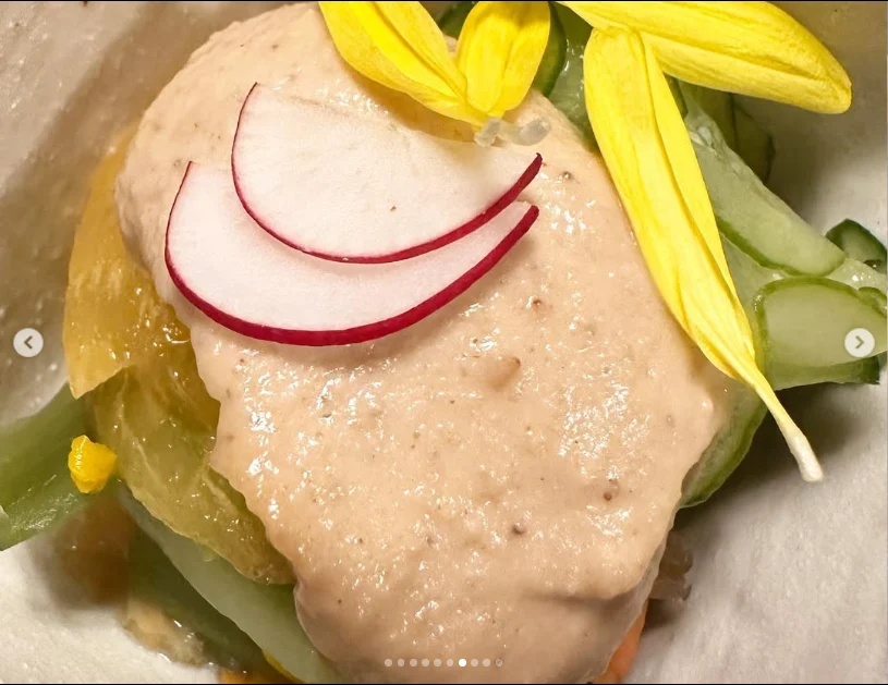 A lunch she enjoyed throughout — Haruru’s photograph
