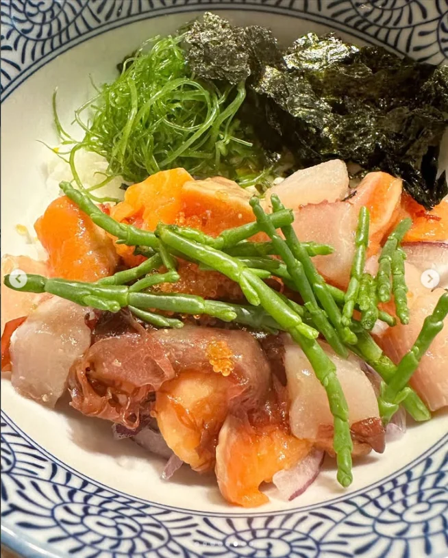 Poke rice, salad and pancakes for dessert — Haruru’s photograph