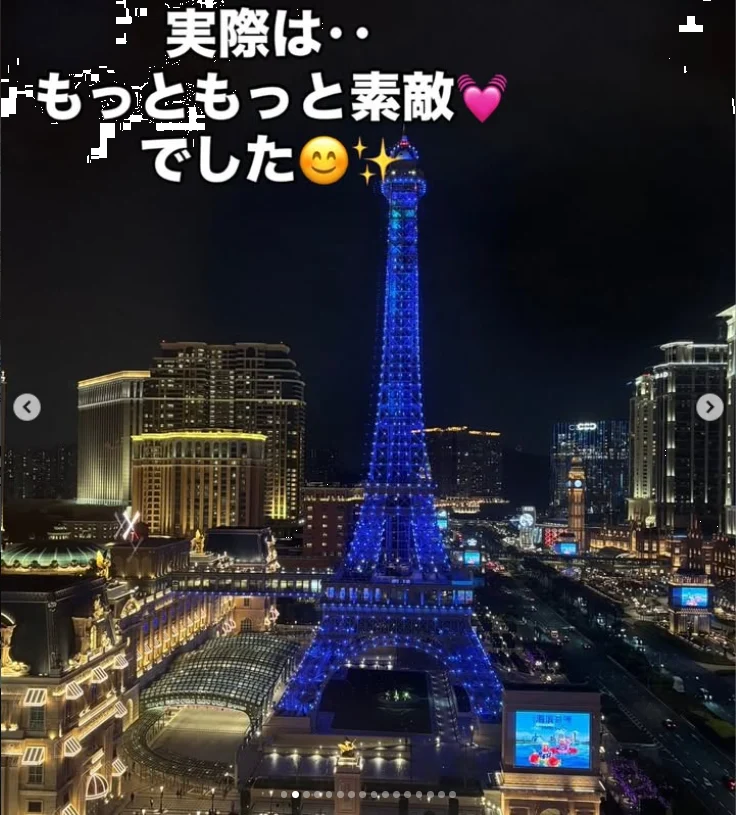 Words alongside the night views — Haruru’s photograph