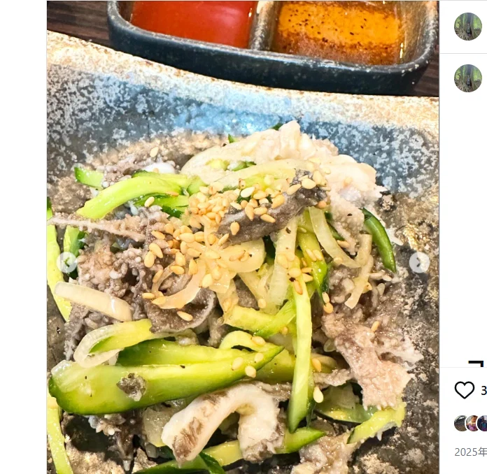 More plates in the meal photographs — Haruru’s photograph