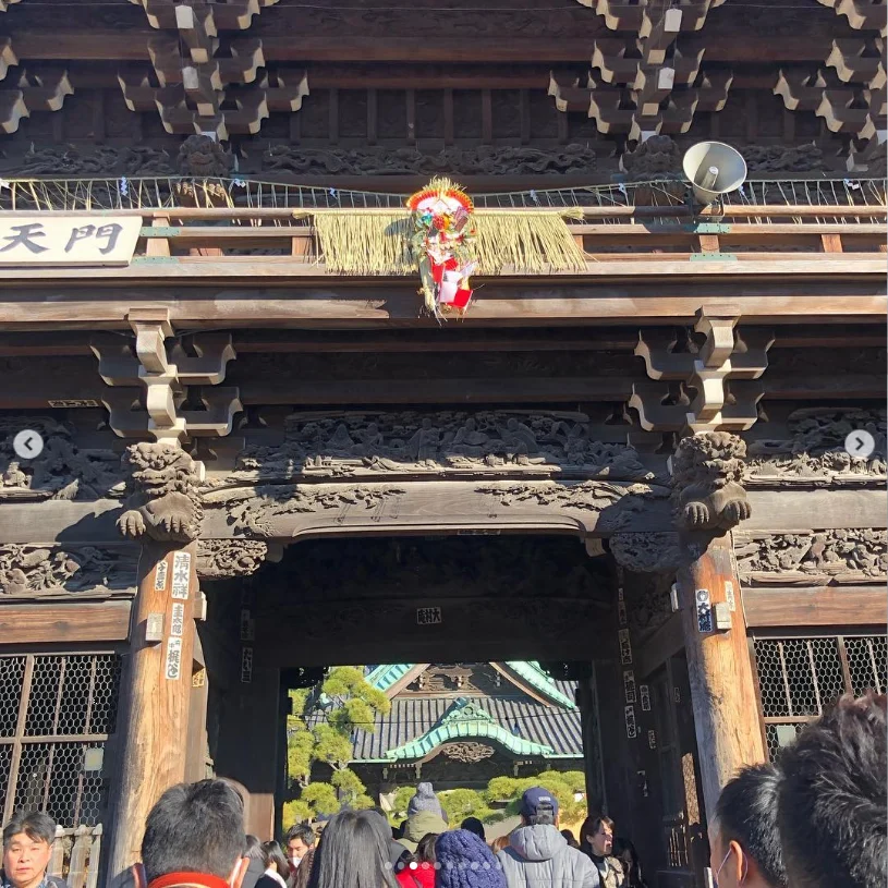 柴又帝釈天で初詣 — ハルルの写真