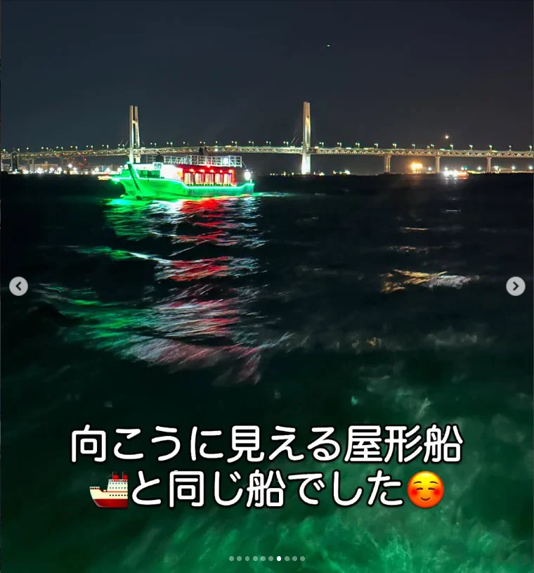 写真に残した、夜景と緑の水しぶき — ハルルの写真