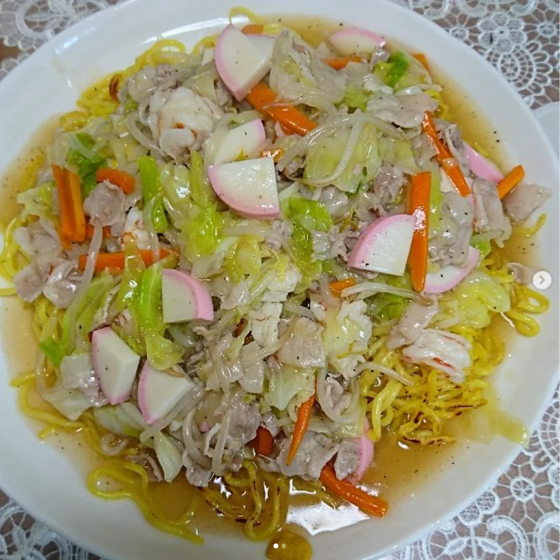 Lunch with the thick noodles I had been looking for — Haruru’s photograph