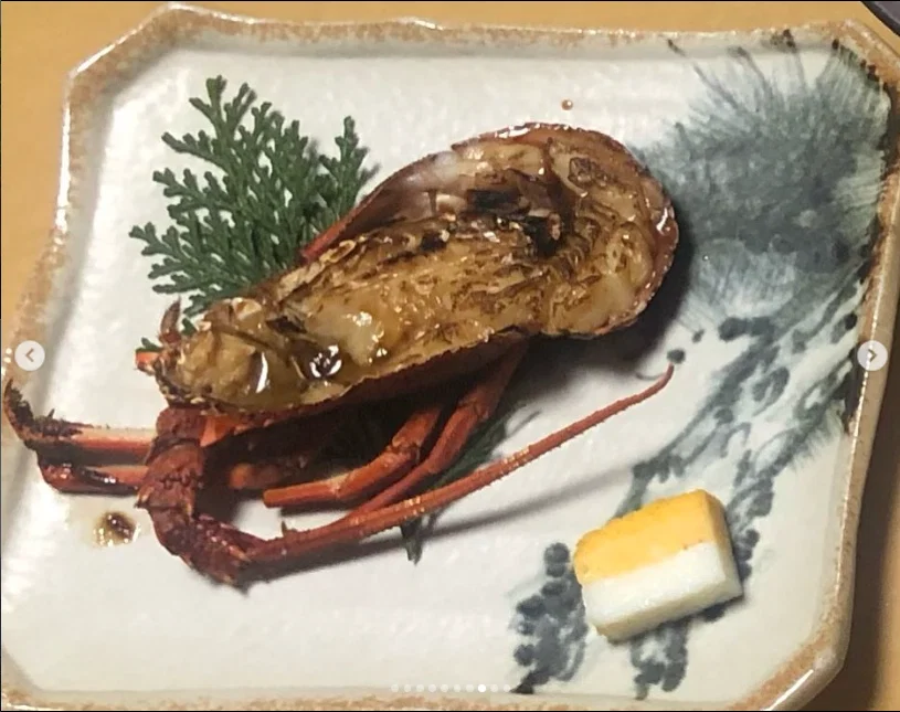 A hotel meal with more than she could finish — Haruru’s photograph
