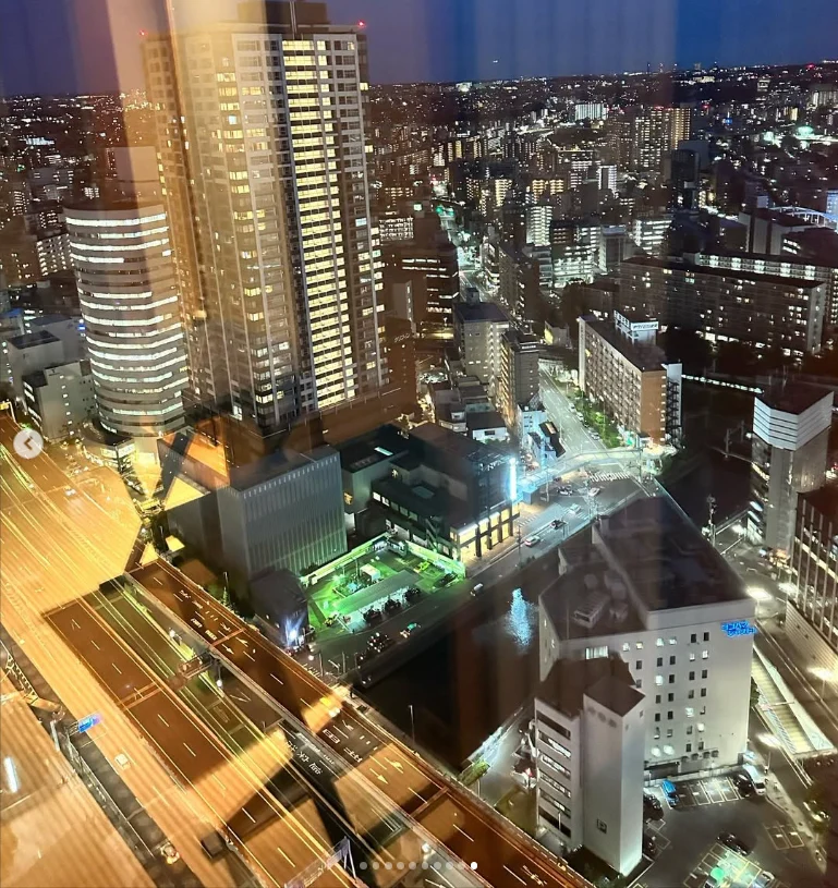 City lights became part of the memory — Haruru’s photograph