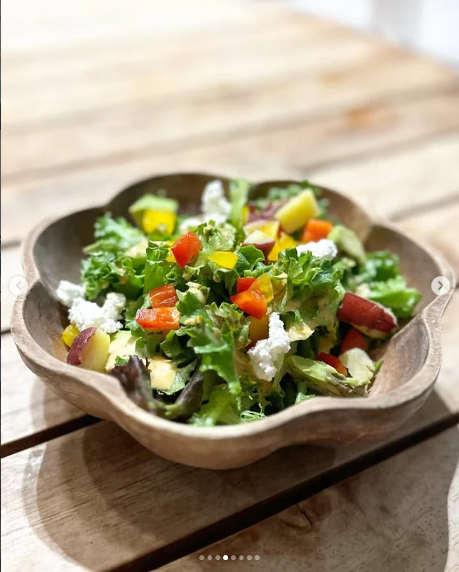 Poke rice, salad and pancakes for dessert — Haruru’s photograph