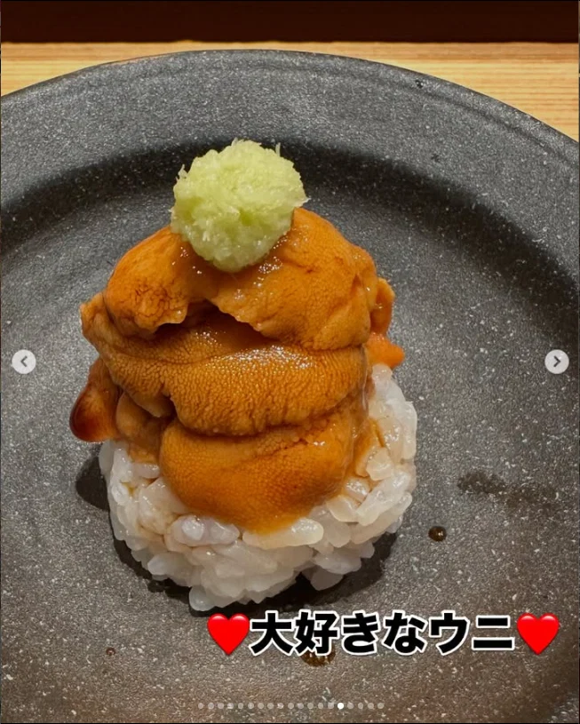 Dish names and little notes in the photographs — Haruru’s photograph