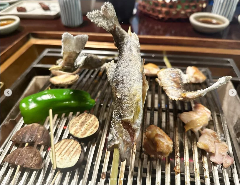 A lunch she enjoyed throughout — Haruru’s photograph