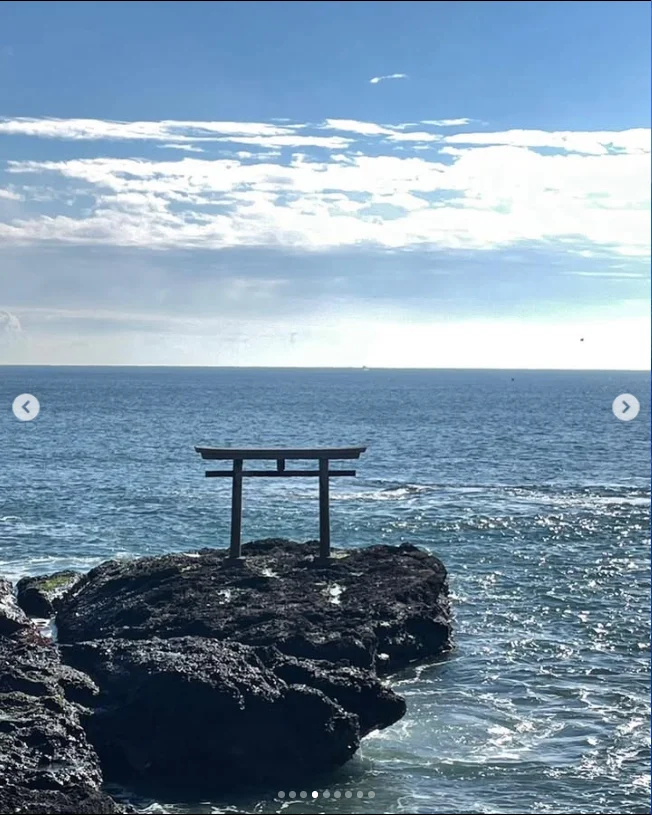 Turning towards the sea at Oarai Isosaki Shrine — Haruru’s photograph